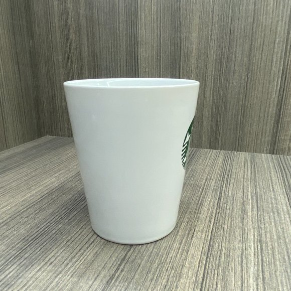 2017 Starbucks White Coffee Mug 12 fl oz Iconic Green Mermaid Siren Logo - Picture 4 of 6